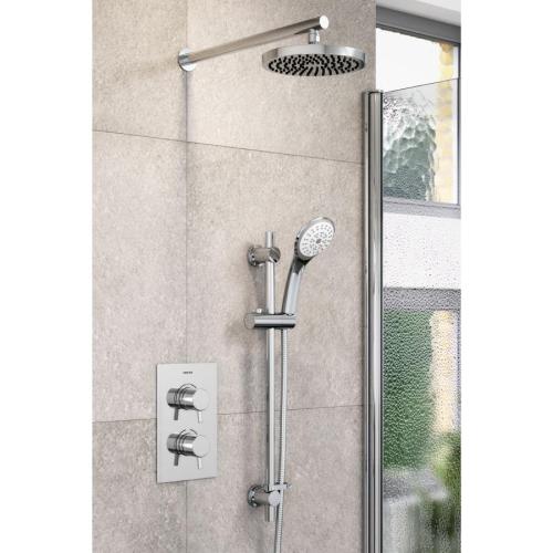 Bristan Prism Thermostatic Mixer Shower Concealed with Adjustable & Fixed Head PRISM SHWR PK2